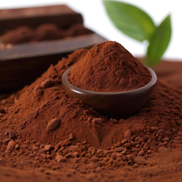 cocoa powder with a high content of natural substances