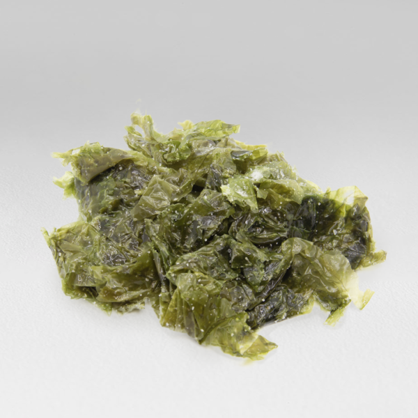 Sea lettuce with salt