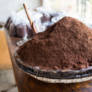 Highly alkalized cocoa powder